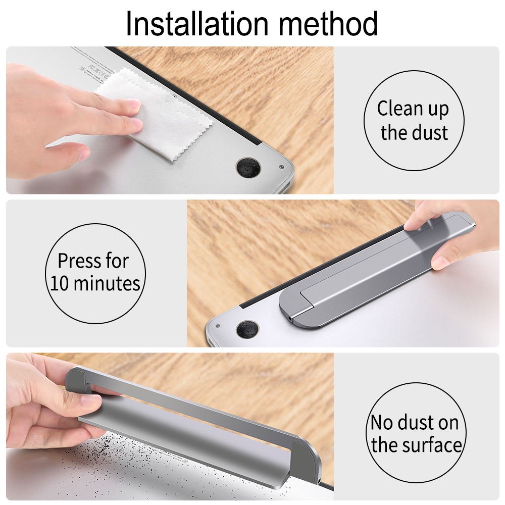 Portable Laptop Holder Stand Foldable & Adjustable - Keys Caps