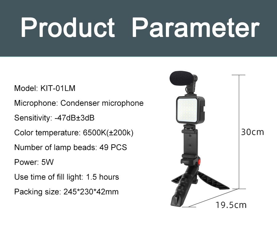 Professional Video Studio Recording Handle - Keys Caps
