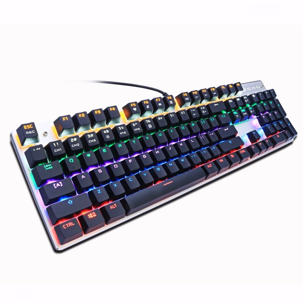 Quiet Wired Mechanical Gaming Keyboard - Keys Caps