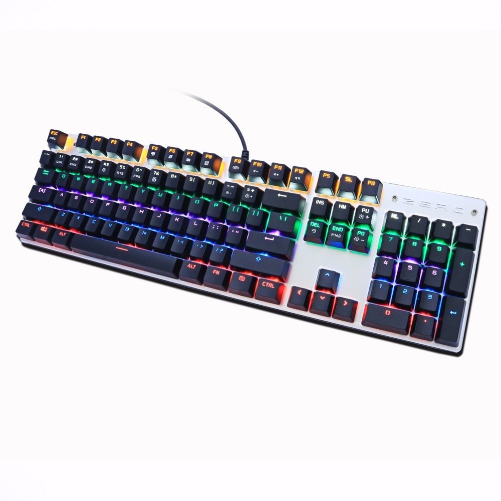 Quiet Wired Mechanical Gaming Keyboard - Keys Caps