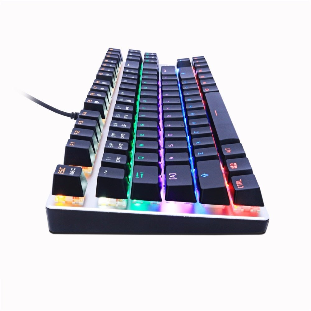 Quiet Wired Mechanical Gaming Keyboard - Keys Caps