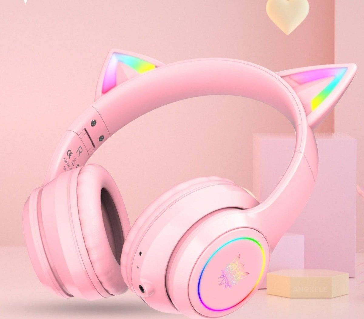 RGB Gaming 7.1 Stereo Noise Reduction Bluetooth Headset - Keys Caps