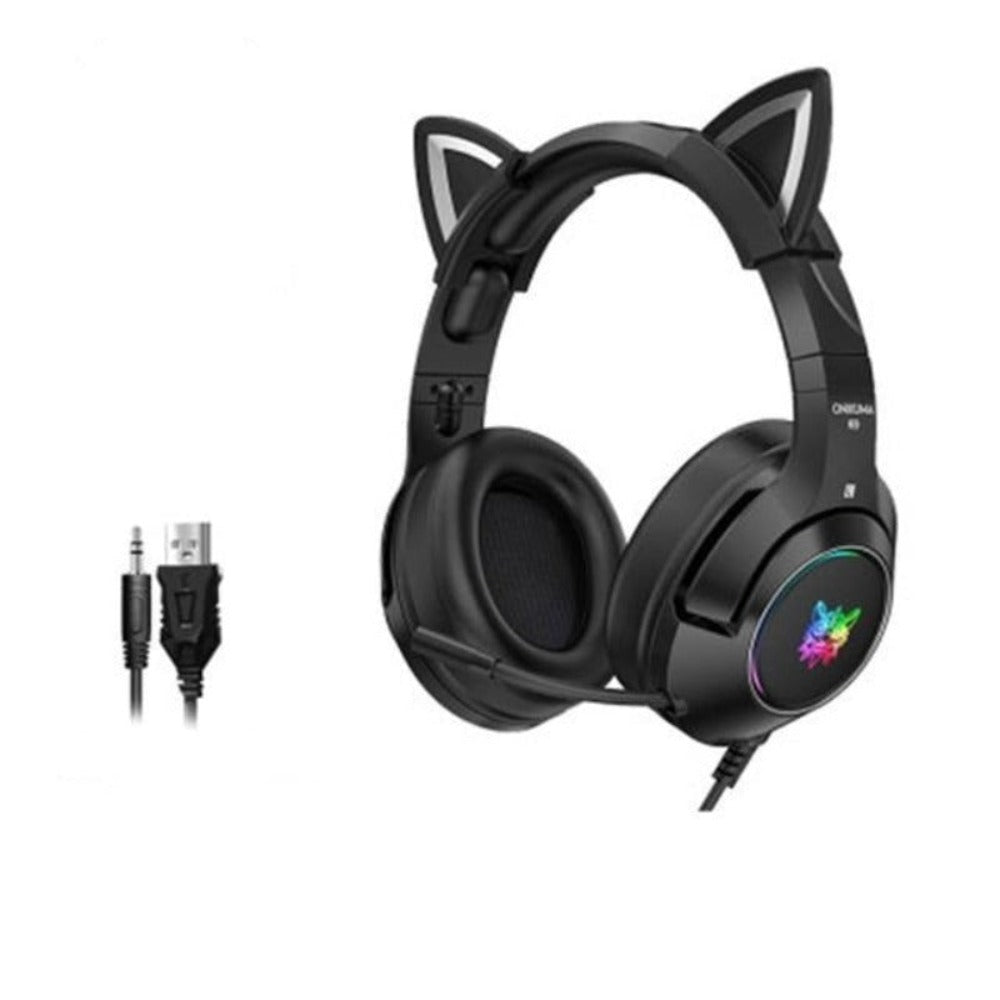 RGB Gaming 7.1 Stereo noise reduction Headphones - Keys Caps