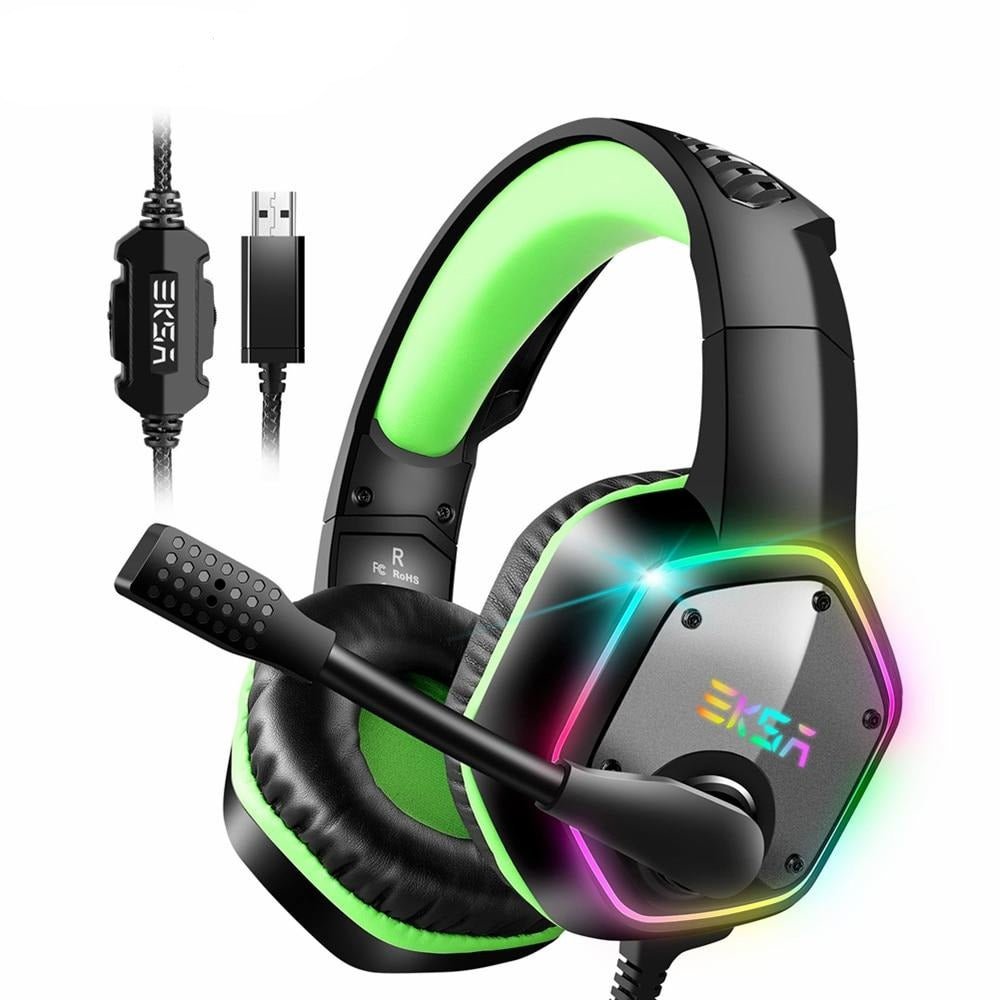 RGB Surround With Noise Cancelling Mic Gaming Headset - Keys Caps