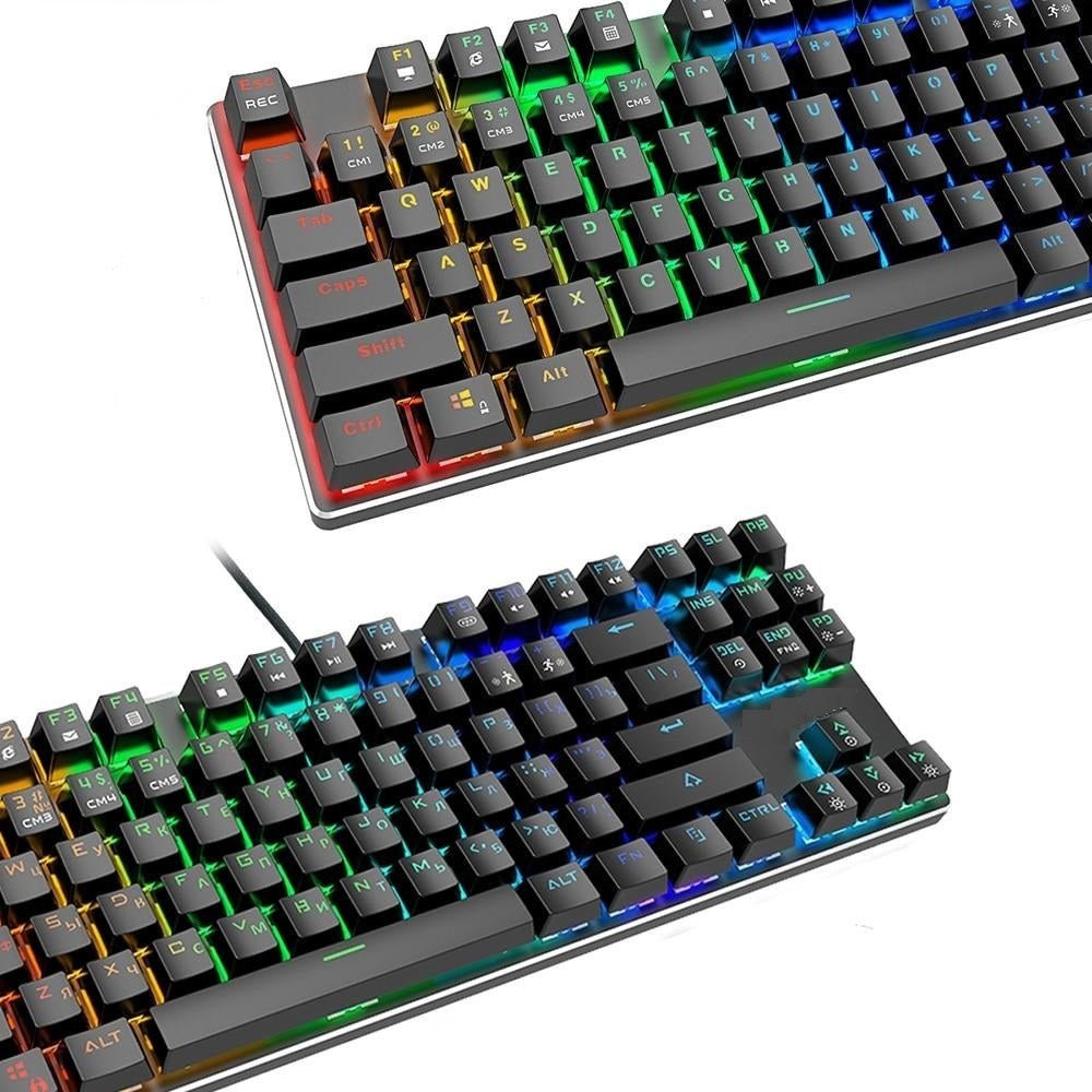 RGB Wired Gaming Mechanical Keyboard - Keys Caps