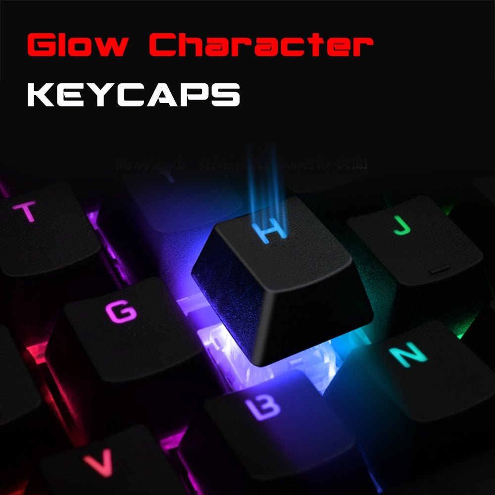 RGB Wired Gaming Mechanical Keyboard - Keys Caps