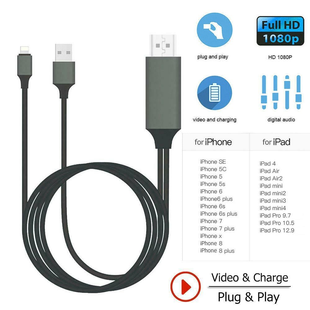 Smart Converter Cable HDTV Digital AV Adapter HDMI - Keys Caps