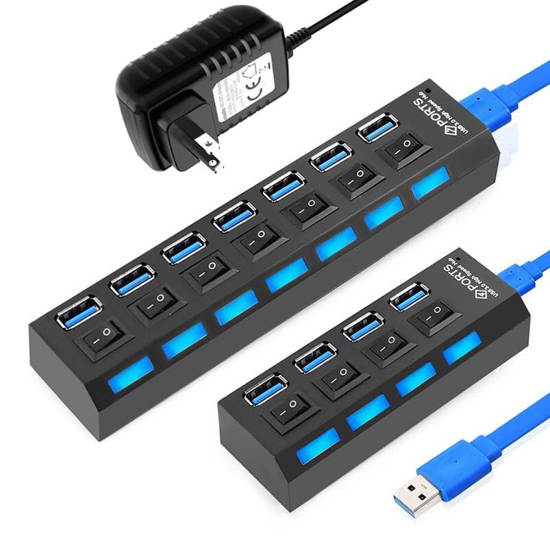USB 3.0 Hub Power Adapter - Keys Caps