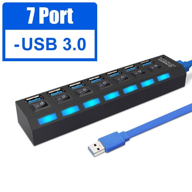 USB 3.0 Hub Power Adapter - Keys Caps