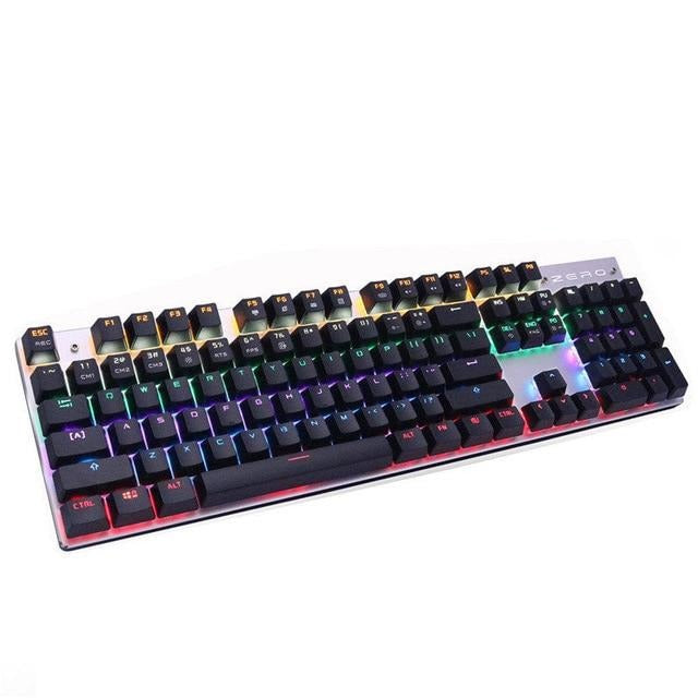 Quiet Mechanical Gaming Keyboard USB Wired - KeysCaps
