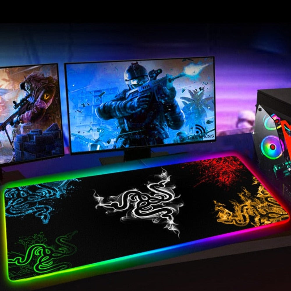 Large RGB Gaming Mouse Pad - KeysCaps