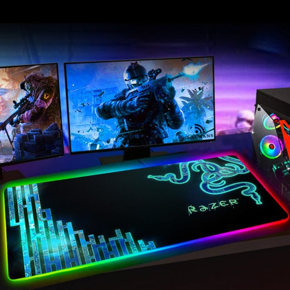 Large RGB Gaming Mouse Pad - KeysCaps