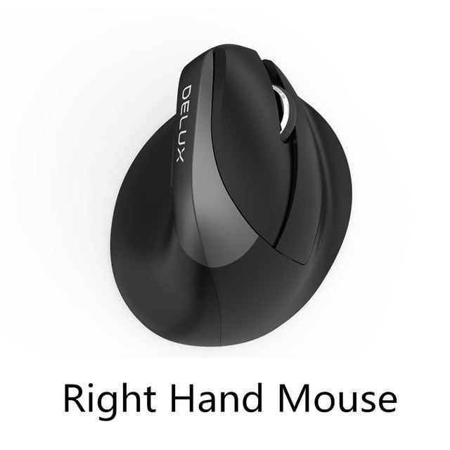 Vertical Mouse For Computer Mini Bluetooth 4.0 + 2.4GHz Dual mode Wireless Mouse Ergonomic Rechargeable Silent click - KeysCaps