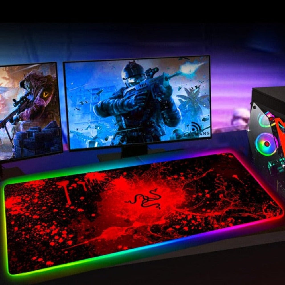 Large RGB Gaming Mouse Pad - KeysCaps