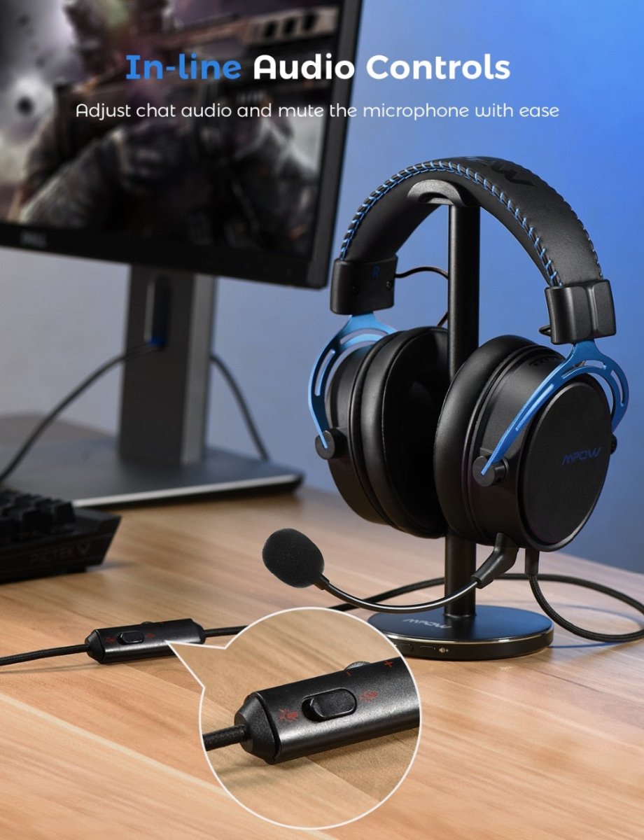 Wired Gaming Surround Noise Cancellation Gaming Headset - Keys Caps