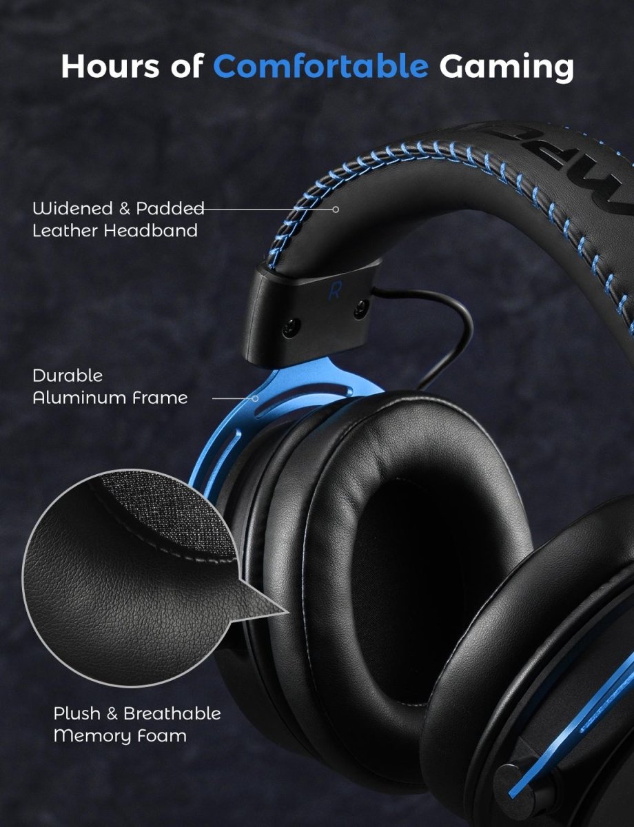 Wired Gaming Surround Noise Cancellation Gaming Headset - Keys Caps