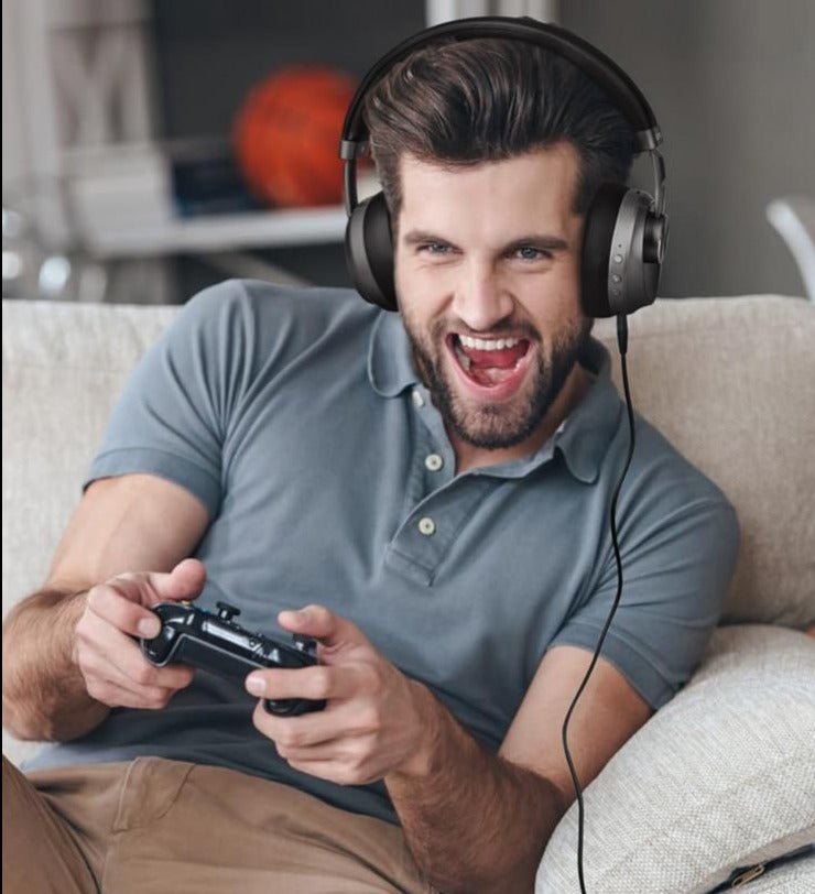 Wireless Gaming Headset with Microphone - Keys Caps