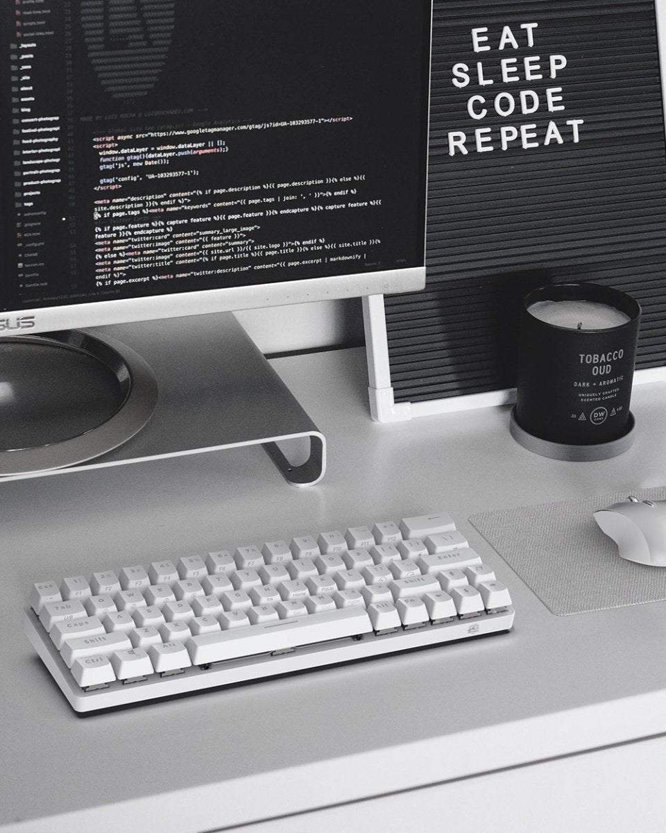 Wireless Gaming Mechanical Keyboard 63 Keys - Keys Caps